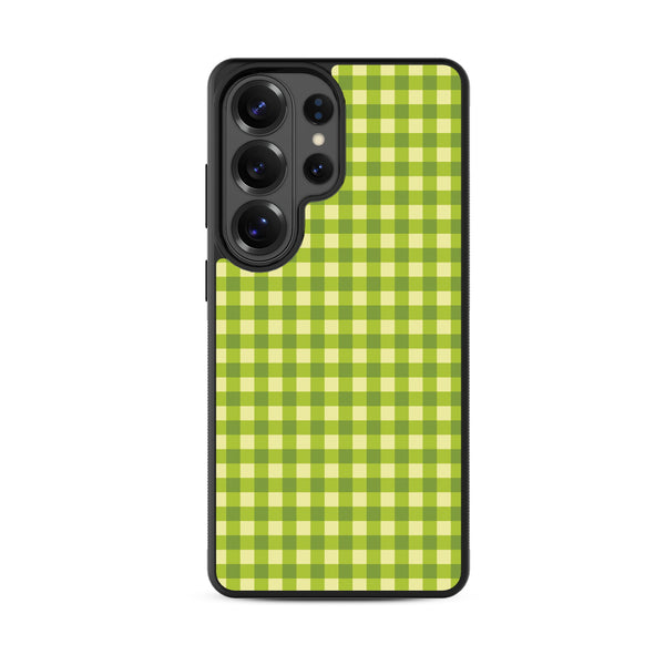 MyBat Design Lab Series Case for Samsung Galaxy S26 Ultra - Green Gingham - MSS26UCSLESM476-3.jpg