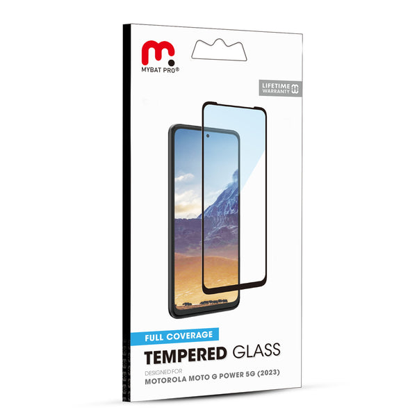 MyBat Pro Full Coverage Tempered Glass Screen Protector for Motorola Moto G Power 5G (2023) - Black - RMGPW23SC85A-7.jpg
