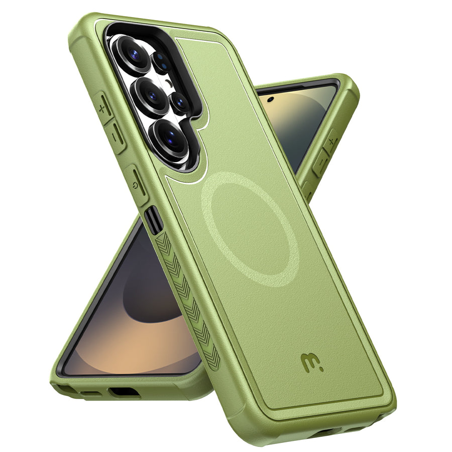 MyBat Pro Maverick Series Rogue Edition MagSafe Case for Samsung Galaxy S26 Ultra - Army Green - RSS26UCS2NXMS004-1.jpg