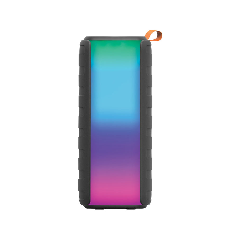 borne Portable Bluetooth Speaker With RGB Lights, 2 X 5W Rms, Fm Radio, Usb Inputs, Tws, 3.3" X 3.3" X 7.9" Height - Black - BTSPK162-1.jpg