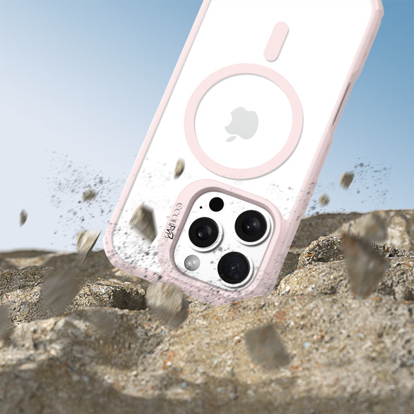 EcoBlvd Revive Collection Case for Apple iPhone 16 Pro - Petal Pink (100% Compostable & Plant-Based) - ECO-REV-IP16P-PK-4.jpg