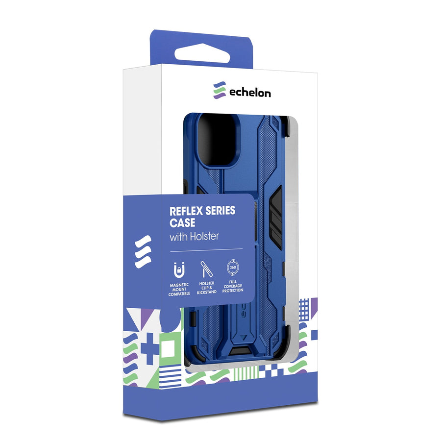 echelon Reflex Series Case with Holster for Apple iPhone 17e / 16e / 14 / 13 - Reflex Blue - EIP13CSRSKS303-8.jpg