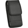 LUXMO Medium Vertical Universal Nylon Pouch - Black (Retail Packaging)