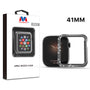 MyBat Apple Watch Case (with Diamonds) for Apple Watch Series 7 41mm/Watch Series 9 41mm / Watch Series 8 41mm - Electroplated Black