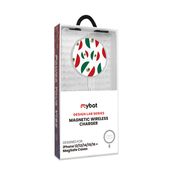 MyBat Design Lab Magnetic Wireless Charger - Silver - Mexican Pride - MCGWIRC18SL-025-8.jpg