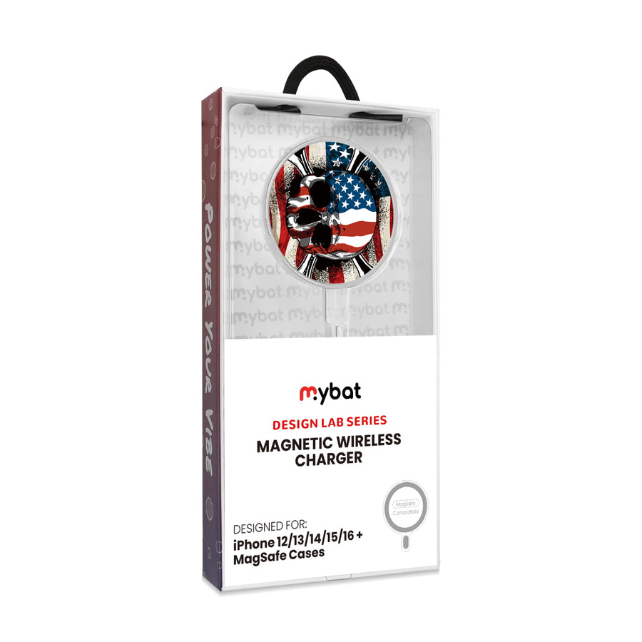 MyBat Design Lab Magnetic Wireless Charger - Silver - Land of the Free - MCGWIRC18SL-036-8.jpg