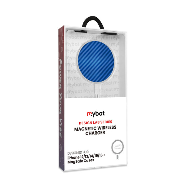MyBat Design Lab Magnetic Wireless Charger - Silver - Blue Carbon Fiber - MCGWIRC18SL-084-8.jpg