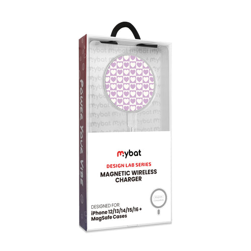 MyBat Design Lab Magnetic Wireless Charger - Silver - Heart Grid - MCGWIRC18SL-339-8.jpg
