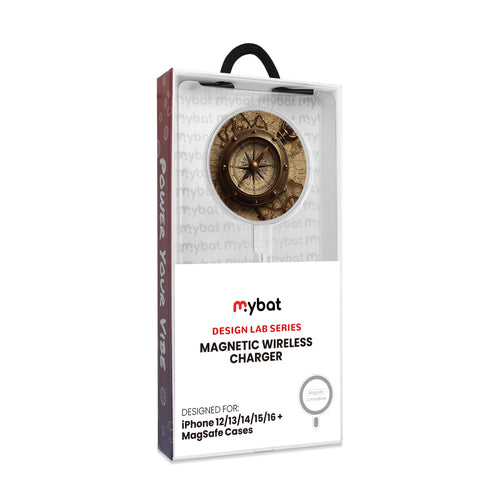 MyBat Design Lab Magnetic Wireless Charger - Silver - Compass - MCGWIRC18SL-378-8.jpg