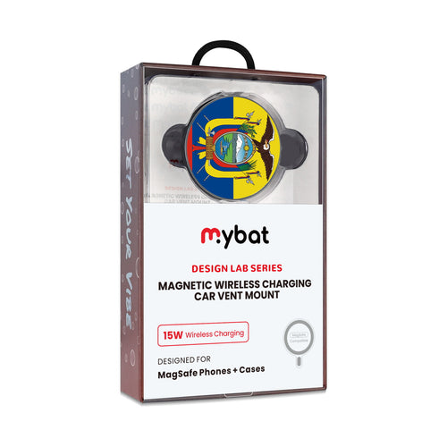 MyBat Design Lab Magnetic Wireless Charging Vent Mount - Black - Ecuadorean Flag - MCGWIRC21BK-030-10.jpg