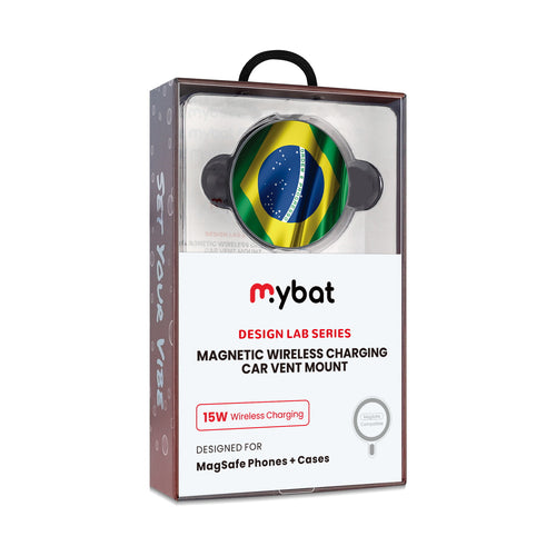 MyBat Design Lab Magnetic Wireless Charging Vent Mount - Black - Brazilian Flag - MCGWIRC21BK-038-10.jpg