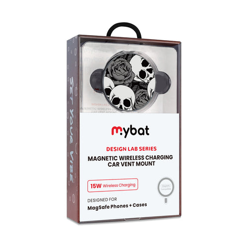 MyBat Design Lab Magnetic Wireless Charging Vent Mount - Black - Skull Garden - MCGWIRC21BK-081-10.jpg