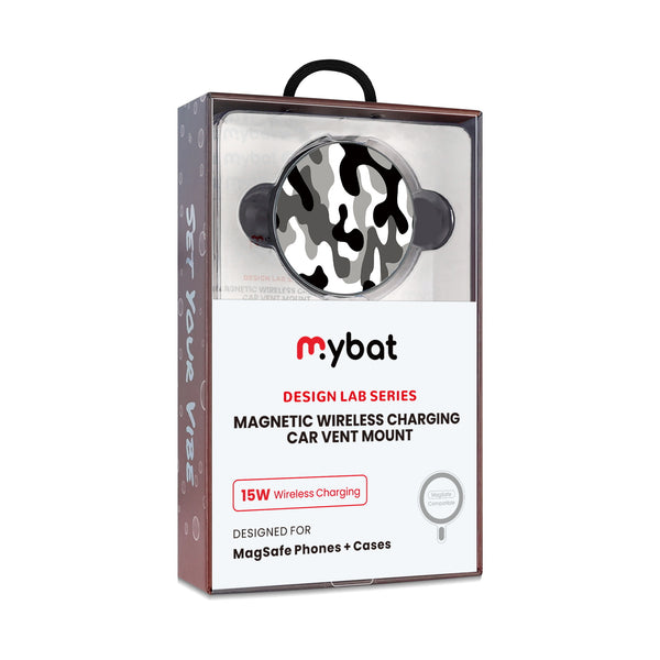 MyBat Design Lab Magnetic Wireless Charging Vent Mount - Black - Black & White Camouflage - MCGWIRC21BK-122-10.jpg