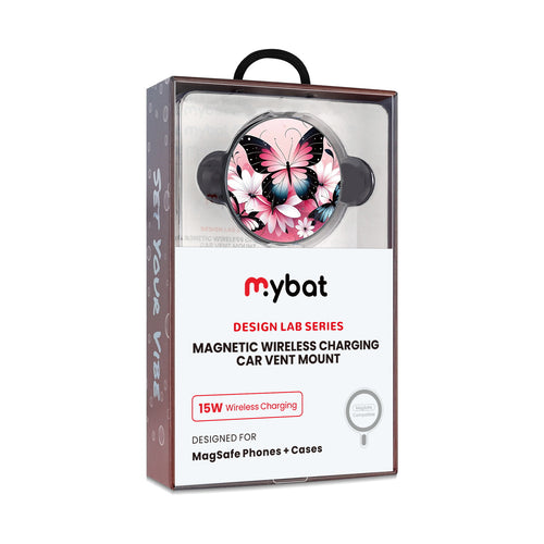 MyBat Design Lab Magnetic Wireless Charging Vent Mount - Black - Butterfly Bouquet - MCGWIRC21BK-184-10.jpg