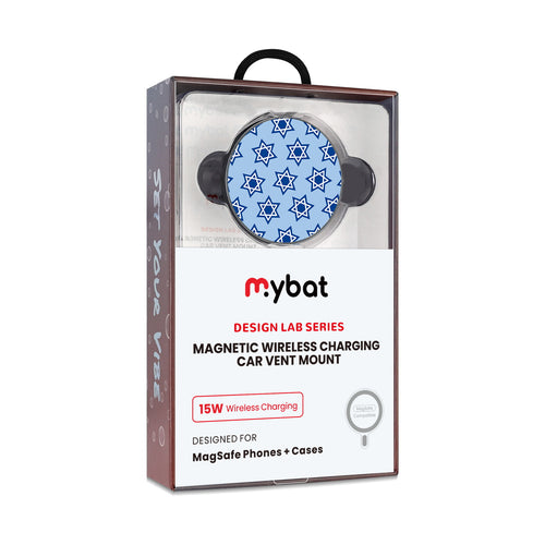 MyBat Design Lab Magnetic Wireless Charging Vent Mount - Black - Star of David - MCGWIRC21BK-279-10.jpg