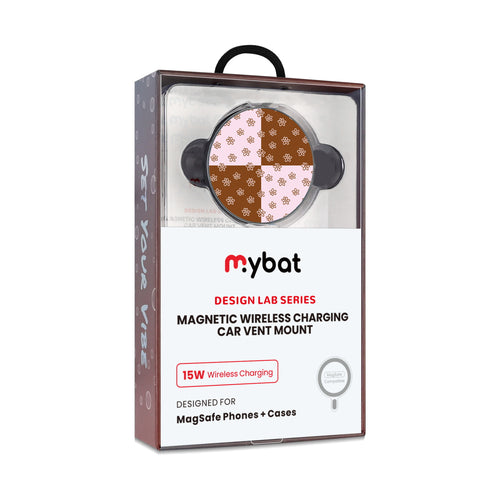 MyBat Design Lab Magnetic Wireless Charging Vent Mount - Black - Flower Patches - MCGWIRC21BK-484-10.jpg