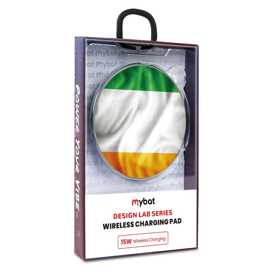 MyBat Design Lab Series Wireless Charging Pad - Silver - Irish Flag - MCGWIRC22SL-032-9.jpg