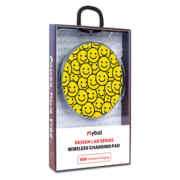 MyBat Design Lab Series Wireless Charging Pad - Silver - Smiley Faces - MCGWIRC22SL-097-9.jpg