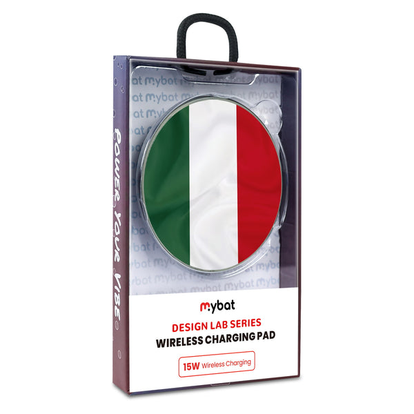 MyBat Design Lab Series Wireless Charging Pad - Silver - Hungary Flag - MCGWIRC22SL-149-9.jpg