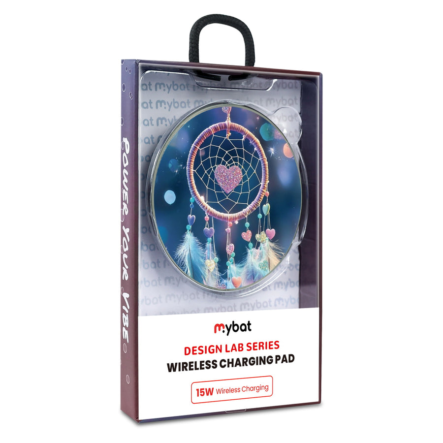 MyBat Design Lab Series Wireless Charging Pad - Silver - Pastel Dreamcatcher - MCGWIRC22SL-376-9.jpg