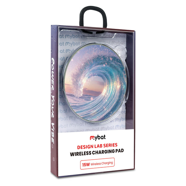 MyBat Design Lab Series Wireless Charging Pad - Silver - Dreamy Waves - MCGWIRC22SL-379-9.jpg