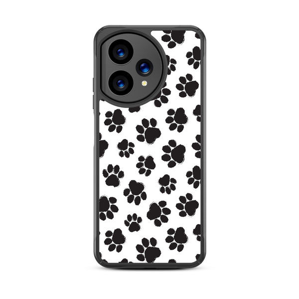 MyBat Design Lab Series Case for Cricket Icon Plus 2026 - Black Paw Prints - MCICON7CSLESMP002-3.jpg