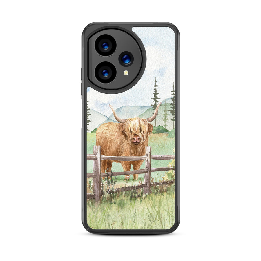 MyBat Design Lab Series Case for Cricket Icon Plus (2026) / AT&T Verge 2 - Highland Cow - MCICON7CSLESMP470-3.jpg