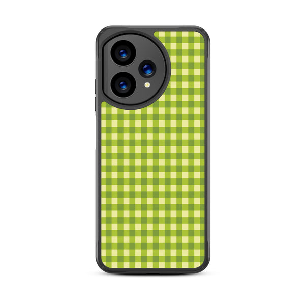 MyBat Design Lab Series Case for Cricket Icon Plus (2026) / AT&T Verge 2 - Green Gingham - MCICON7CSLESMP476-3.jpg
