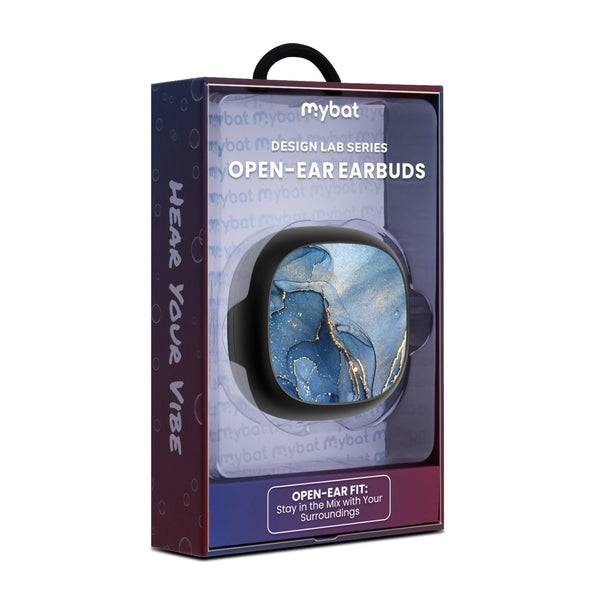 MyBat Design Lab Open-Ear Earbuds - Black - Blue Marble - MFHSBTST251-106-10.jpg