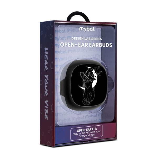 MyBat Design Lab Open-Ear Earbuds - Black - Black Cat Magic - MFHSBTST251-223-10.jpg