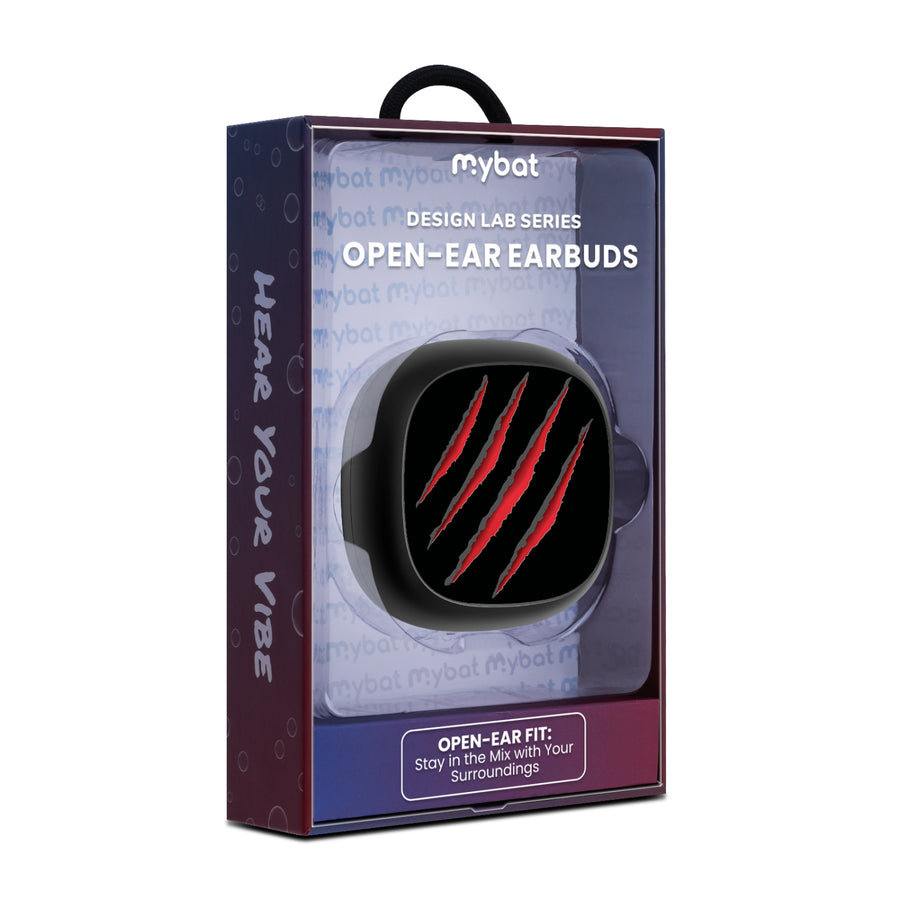 MyBat Design Lab Open-Ear Earbuds - Black - Claw Marks - MFHSBTST251-231-10.jpg