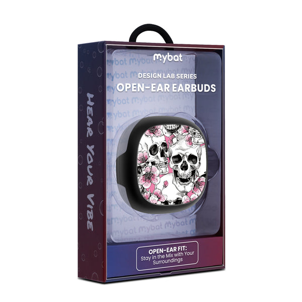 MyBat Design Lab Open-Ear Earbuds - Black - Death Blooms - MFHSBTST251-419-10.jpg