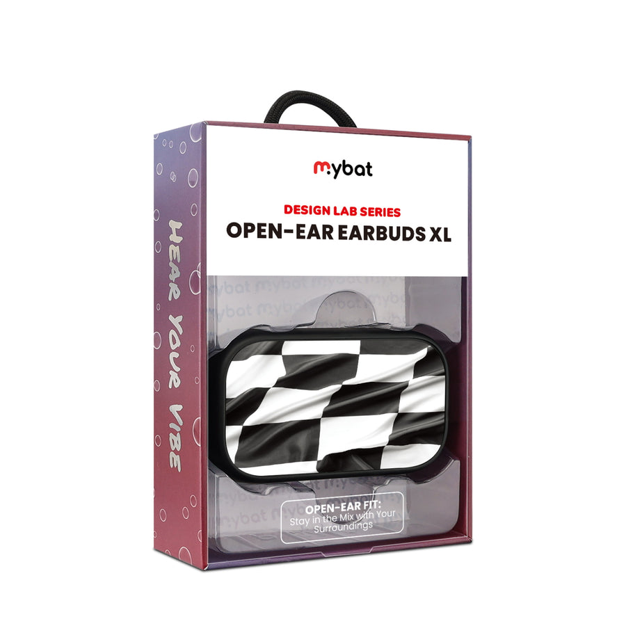 MyBat Design Lab Open-Ear Earbuds XL - Black - Racing Flag - MFHSBTST271-040-10.jpg