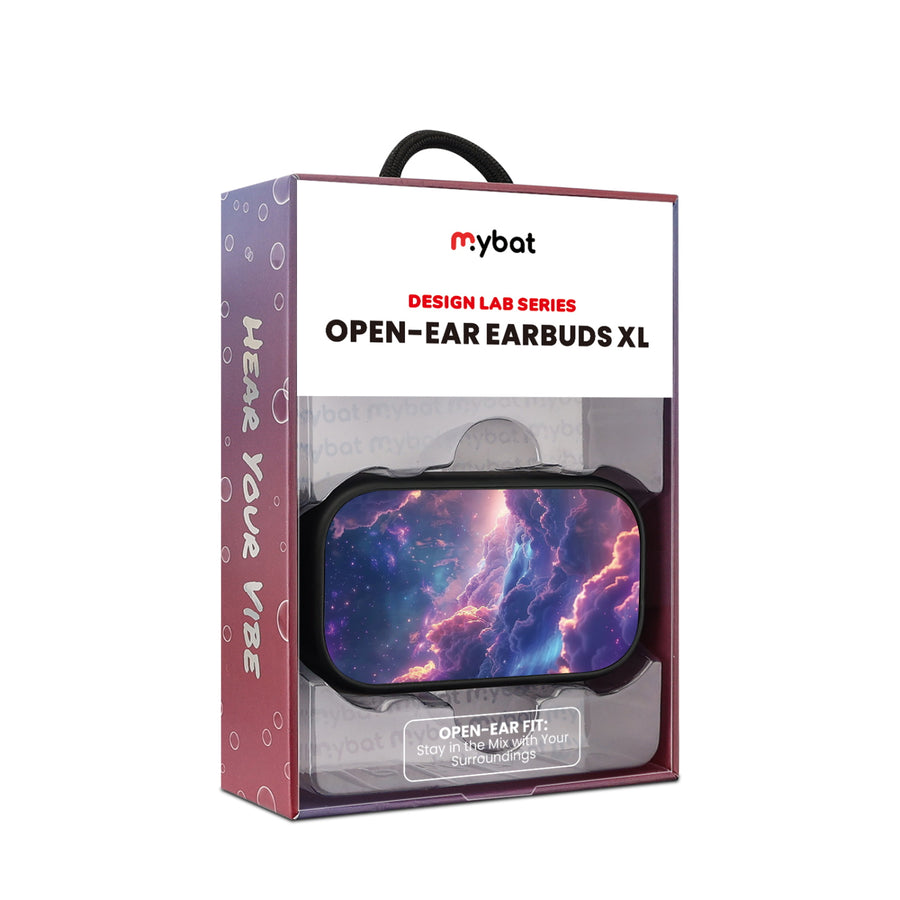 MyBat Design Lab Open-Ear Earbuds XL - Black - Galaxy Clouds - MFHSBTST271-345-10.jpg