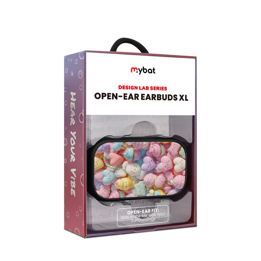 MyBat Design Lab Open-Ear Earbuds XL - Black - Candy Love - MFHSBTST271-354-10.jpg