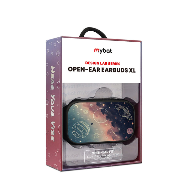 MyBat Design Lab Open-Ear Earbuds XL - Black - Planets and Stars - MFHSBTST271-356-10.jpg
