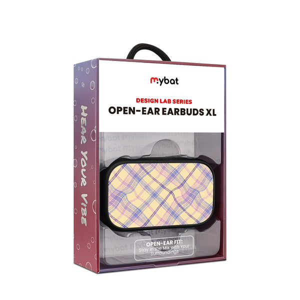 MyBat Design Lab Open-Ear Earbuds XL - Black - Wavy Plaid - MFHSBTST271-442-10.jpg