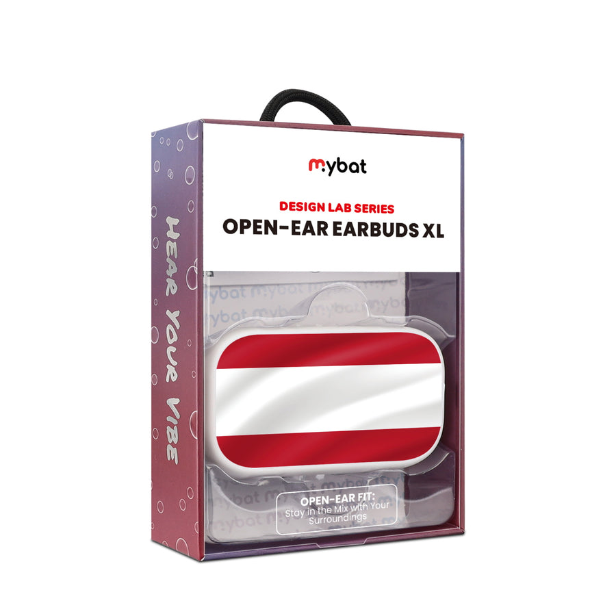 MyBat Design Lab Open-Ear Earbuds XL - White - Austria Flag - MFHSBTST272-141-10.jpg
