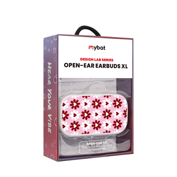 MyBat Design Lab Open-Ear Earbuds XL - White - Love in Bloom - MFHSBTST272-341-10.jpg