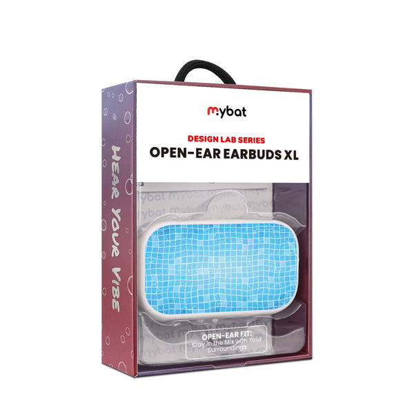 MyBat Design Lab Open-Ear Earbuds XL - White- Pool Tile - MFHSBTST272-504-10.jpg