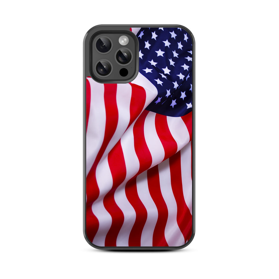 MyBat Design Lab Series Case for Apple iPhone 12 / 12 Pro (6.1) - Stars & Stripes - MIP12PCSLESM042-3.jpg