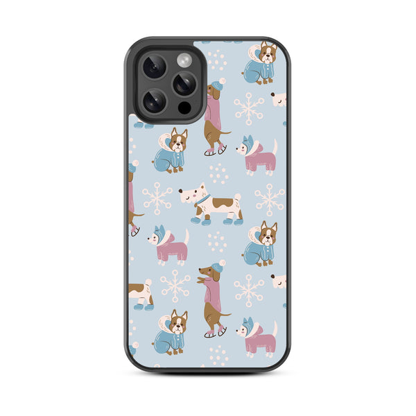 MyBat Design Lab Series Case for Apple iPhone 12 / 12 Pro (6.1) - Puppy Snow Play - MIP12PCSLESM299-3.jpg