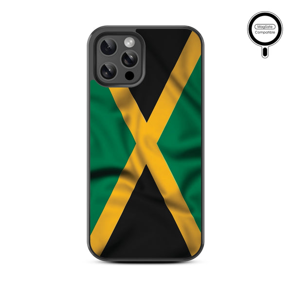 MyBat Design Lab Series MagSafe Case for Apple iPhone 12 / 12 Pro (6.1) - Jamaica Flag - MIP12PCSLESMSM310-3.jpg