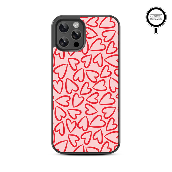 MyBat Design Lab Series MagSafe Case for Apple iPhone 12 / 12 Pro (6.1) - Endless Hearts - MIP12PCSLESMSM338-3.jpg