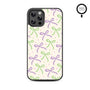 MyBat Design Lab Series MagSafe Case for Apple iPhone 12 / 12 Pro - Blooming Bows - MIP12PCSLESMSM493-3.jpg