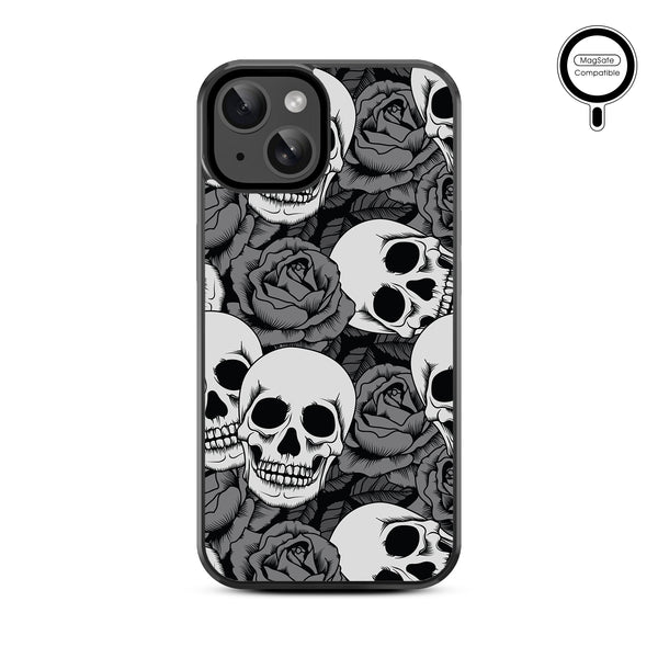 MyBat Design Lab Series MagSafe Case for Apple iPhone 17e / 16e / 14 / 13 - Skull Garden - MIP13CSLESMSM081-3.jpg