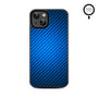 MyBat Design Lab Series MagSafe Case for Apple iPhone 17e / 16e / 14 / 13 - Blue Carbon Fiber - MIP13CSLESMSM084-3.jpg