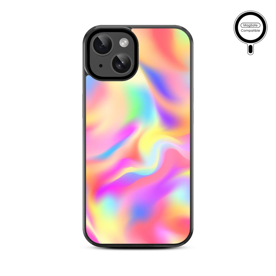 MyBat Design Lab Series MagSafe Case for Apple iPhone 17e / 16e / 14 / 13 - Iridescent - MIP13CSLESMSM101-3.jpg