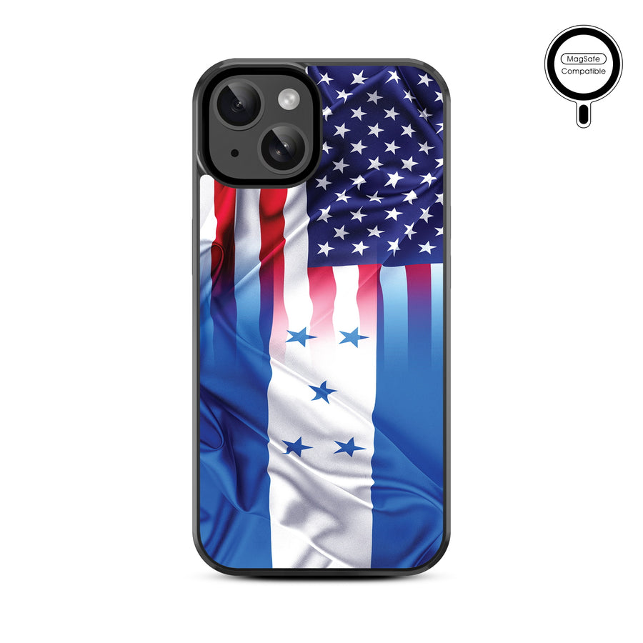 MyBat Design Lab Series MagSafe Case for Apple iPhone 17e / 16e / 14 / 13 - Honduras-USA Flag - MIP13CSLESMSM263-3.jpg