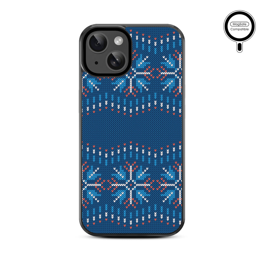 MyBat Design Lab Series MagSafe Case for Apple iPhone 17e / 16e / 14 / 13 - Nordic Holiday Knit - MIP13CSLESMSM302-3.jpg